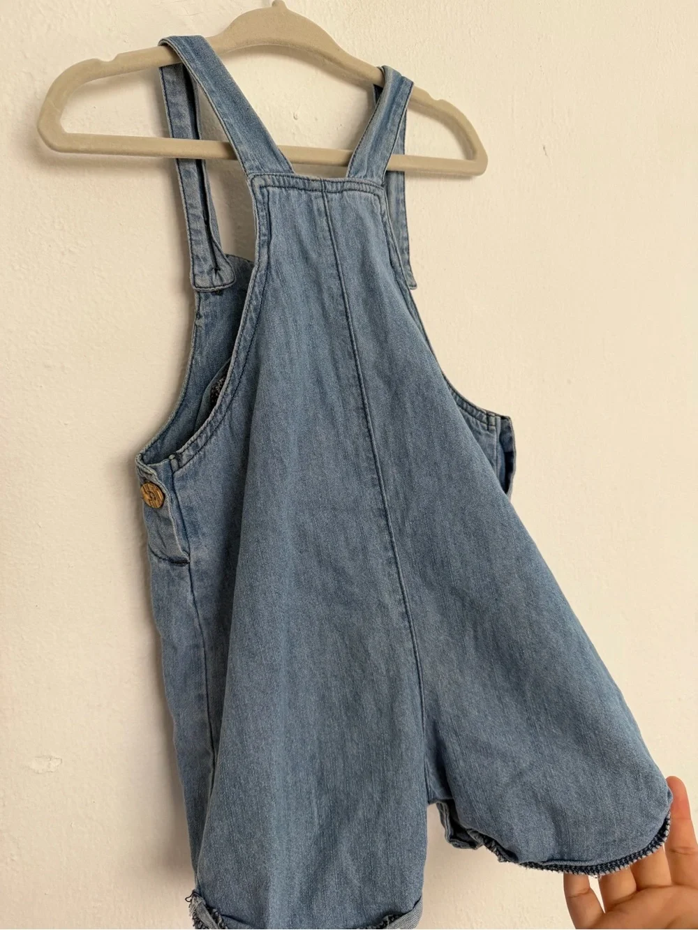 Calvin Klein Denim Blue Kids Overalls